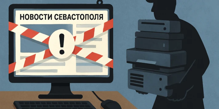 Работа интернет‑ресурса «Новости Севастополя» приостановлена после обысков и изъятия оргтехники