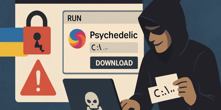 В Украине массово взламывают сайты и распространяют стилер Psychedelic